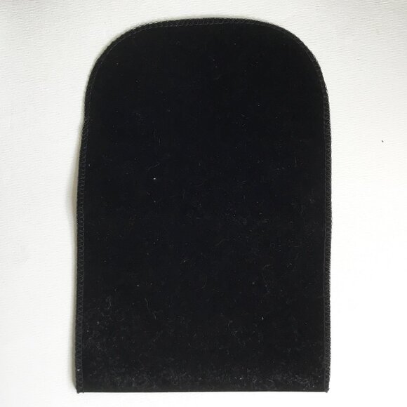 Joan Rivers Black Velvet Jewelry Envelope Square Dust Bag Pouch - Picture 2 of 3